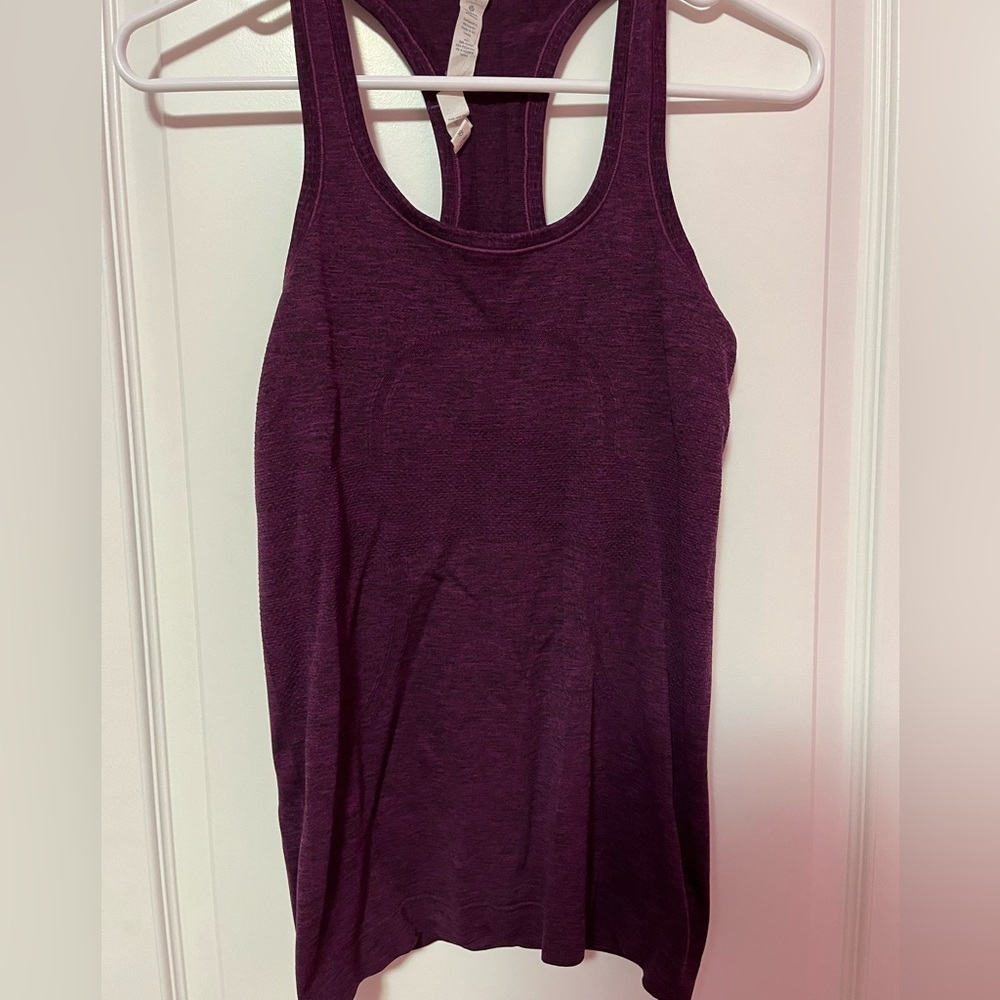 Plum lululemon tank top